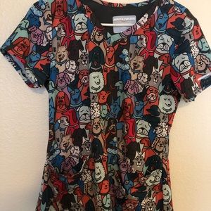 3 scrub tops for $12